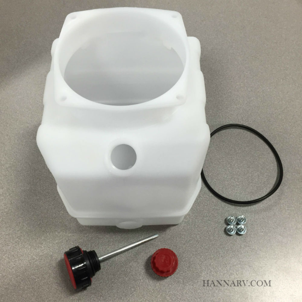 3 Quart Plastic Hydraulic Fluid Reservoir Kit for Dump Trailer